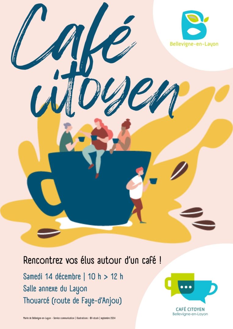 Image de l'article Café citoyen : Rendez-vous ce samedi à Thouarcé
