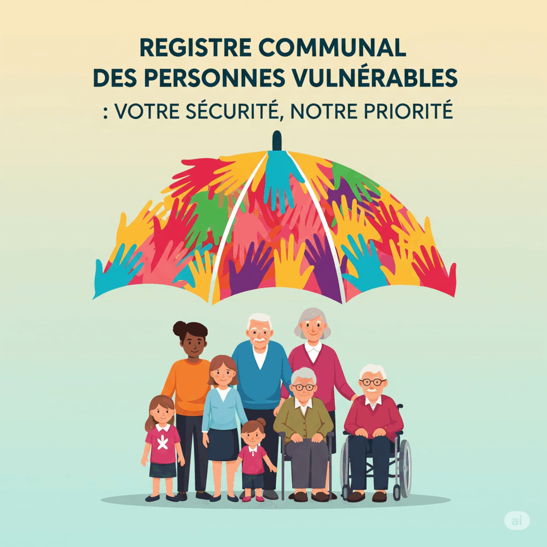 Image de l'article Registre Communal des Personnes Vulnérables : Votre Sécurité, Notre Priorité