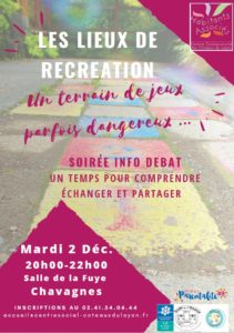 Image de l'article Soirée info débat – lieux de récréation