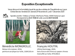 Image de l'article Exposition Bénédicte Mongrolle et François Houtin