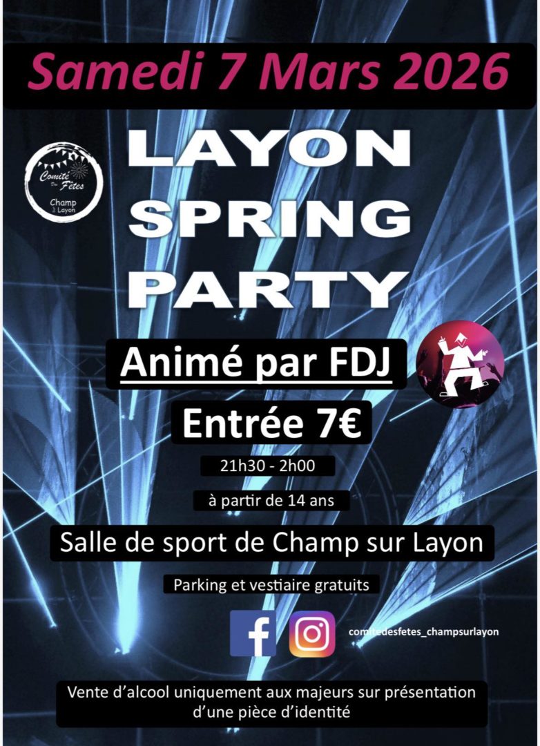 Image de l'article Layon spring party