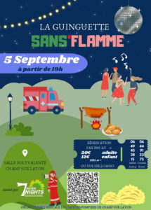 Image de l'article La Guinguette « sans&rsquo;flamme » – Amicale sapeurs pompiers de Champ-sur-Layon
