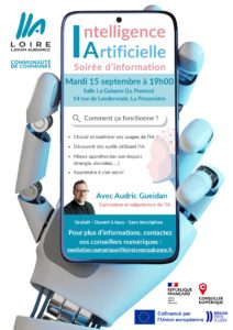 Image de l'article Soirée d&rsquo;information numérique « Intelligence artificielle : comment ça fonctionne? »