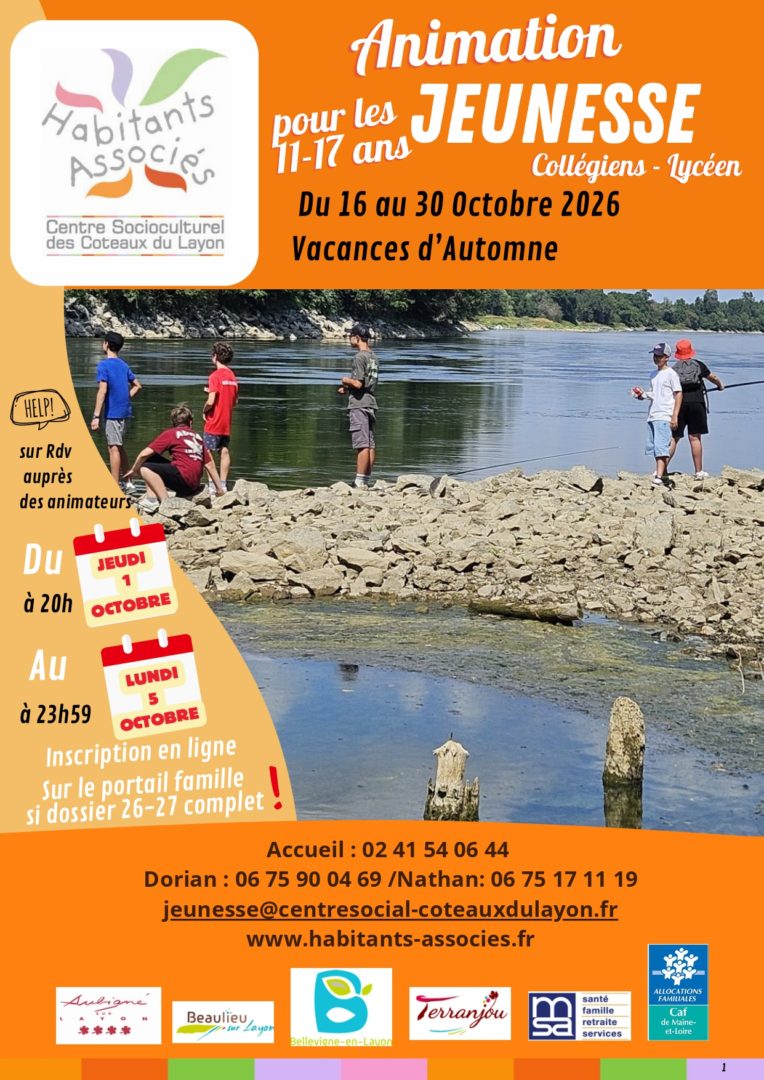 Image de l'article Le programme des animations jeunesse des vacances d&rsquo;automne est arrivé !